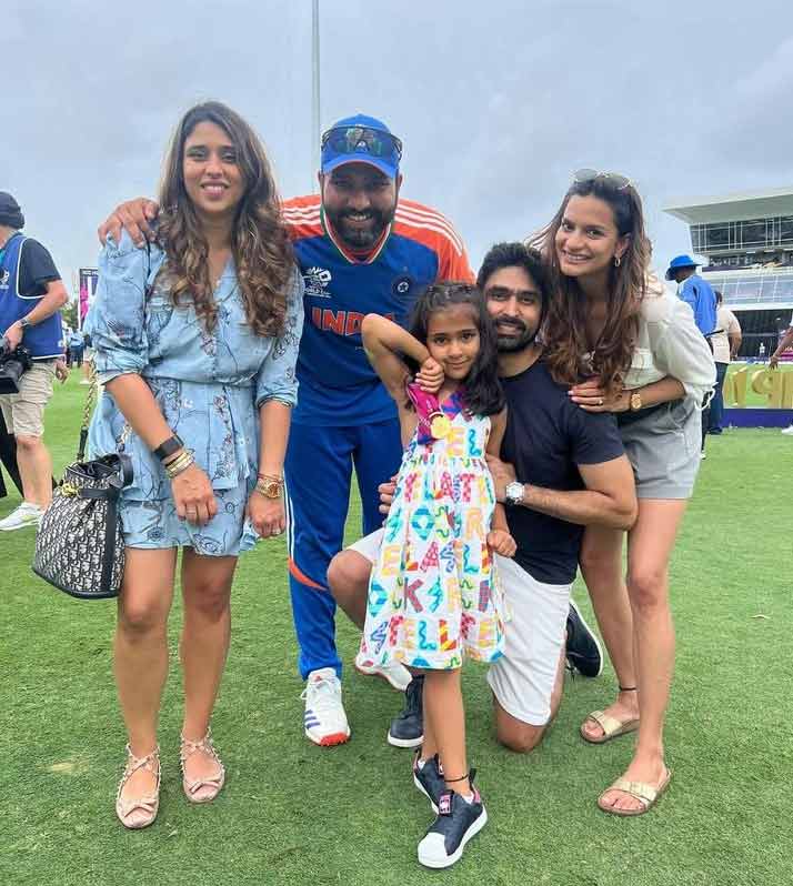 Rohit Sharma Family