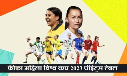 फीफा महिला विश्व कप 2023 पॉइंट्स टेबल  | Fifa Womens World Cup 2023 Point Table